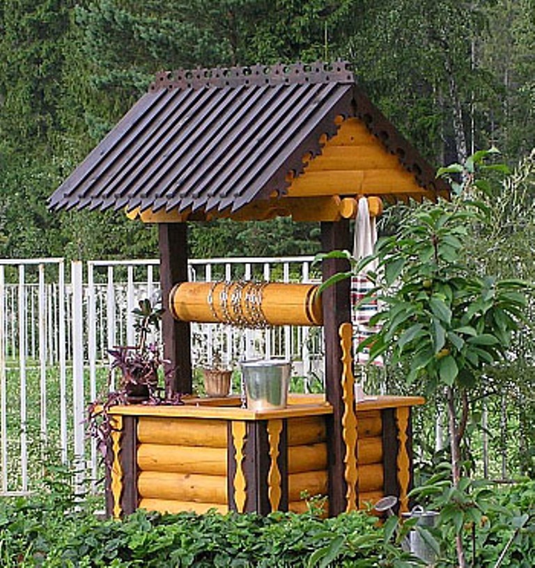 колодец на даче в Архангельске
